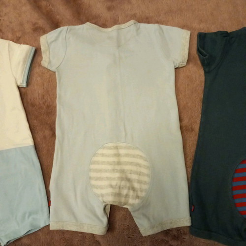 Summer rompers pack of 3, size 6-9 months, like new, Mothercare and Mayoral