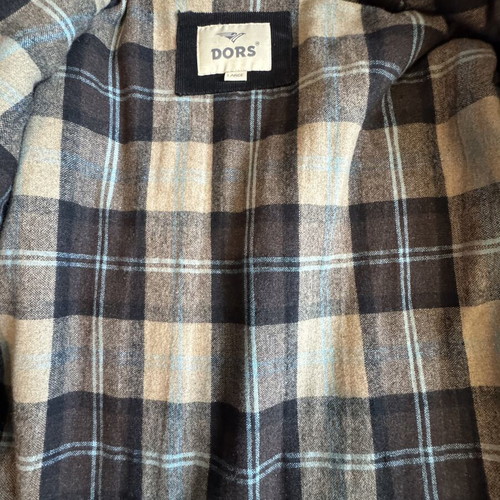 Dors men's jacket size L like new, black, warm winter coat