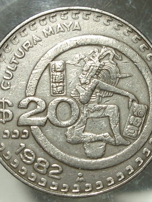 Νόμισμα 20 Pesos 1982 Μεταχειρισμένο, Μεξικό