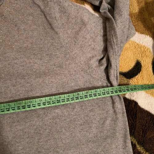 Ulla Popken dress used 5% cashmere 95% cotton gray