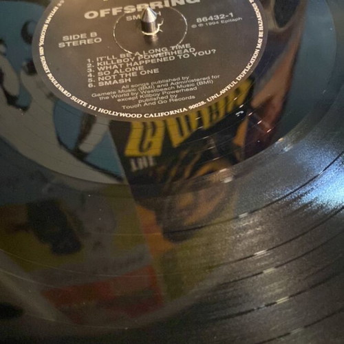 Offspring Smash vinyl record used, punk genre