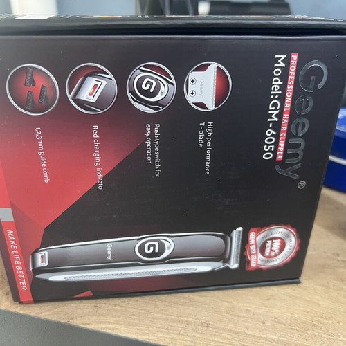 Geemy GM-6050 Hair Clipper new, original