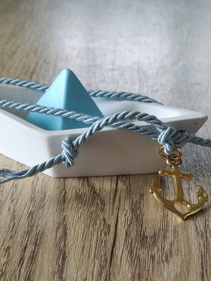 Ceramic boat bomboniere new, glazed ciel-white