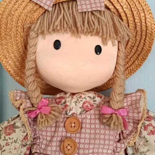 Cloth doll like new, 0.62 meters