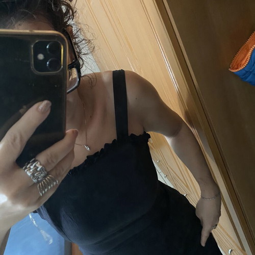 Glamorous black midi dress with open back and side slits