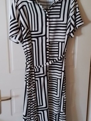 Vero Moda vo.46 dress new, 100% viscose, with belt