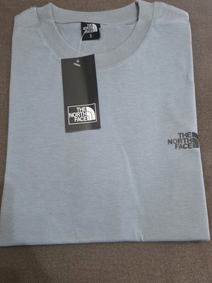 The North Face short sleeve T-shirt, light grey, sizes S and XXL