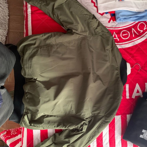 Pull & Bear khaki fabric jacket like new, summer