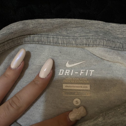 Nike blouse gray size S like new