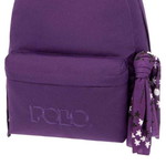 Polo school backpack with two compartments