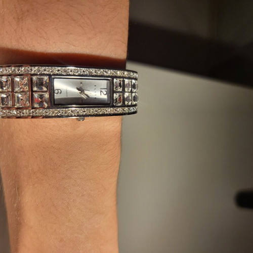 Elite women's watch like new with decorative stones