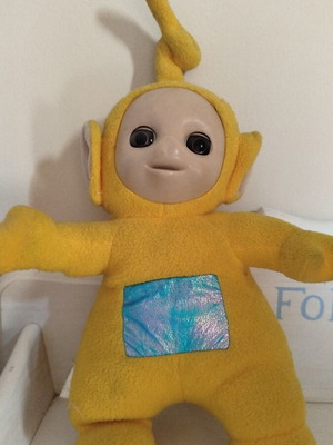 Teletubbies Laa-Laa plush toy vintage, like new, Hasbro