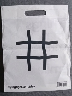 Flying Tiger packaging bag new