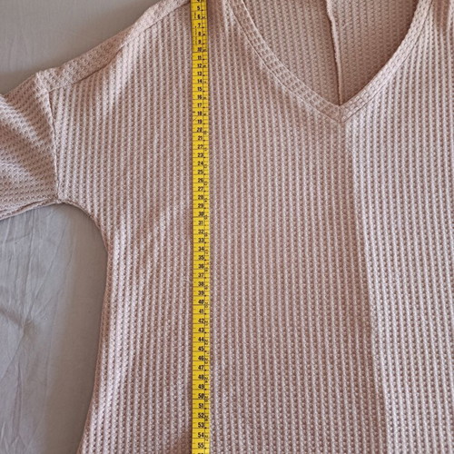 Shein pink women's blouse with unique sleeves like new, XL