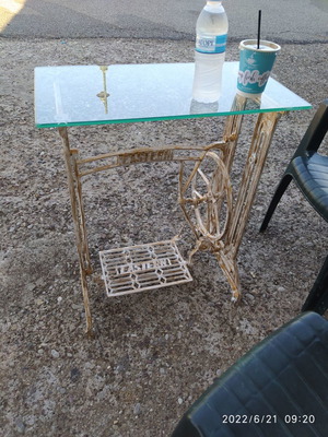 Antique table painted patina new