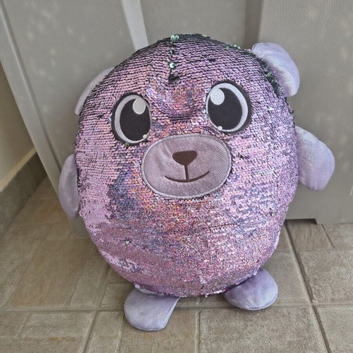 Purple Sparkly Plush Toy like new