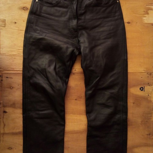 Reusch leather motorcycle pants used, size 40