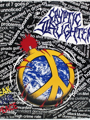 Cryptic Slaughter Speak Your Peace βινύλιο LP άλμπουμ σαν καινούργιο, Metal