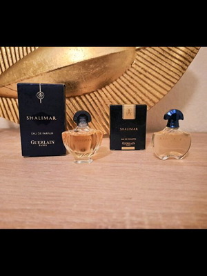 Shalimar Guerlain Pour Femme Eau de Parfum и Eau de Toilette винтидж миниатюри нови