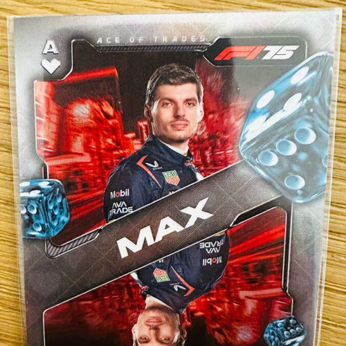 Max Verstappen Ace of Trades Topps Chrome F1 2025 card like new