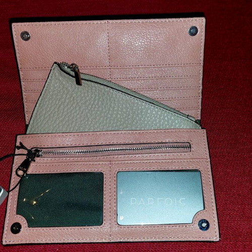 Parfois women's wallet new with unique design and decorative stitching