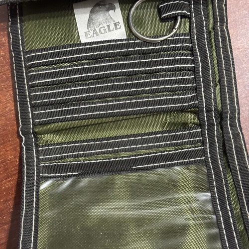Wallet used, green color