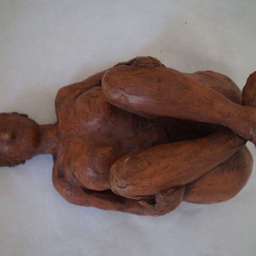 Ceramic nude figurine handmade, new, 30 cm, model 2026