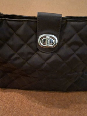 Morgan shoulder bag used, quilted brown