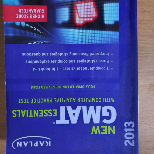 Gmat Gre exam workbook like new, English