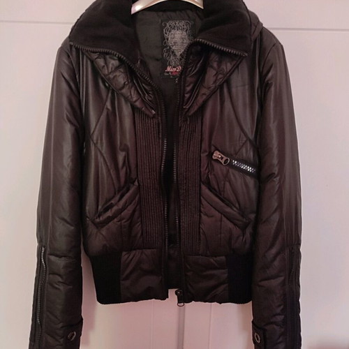 Miss Denim jacket small, like new, black