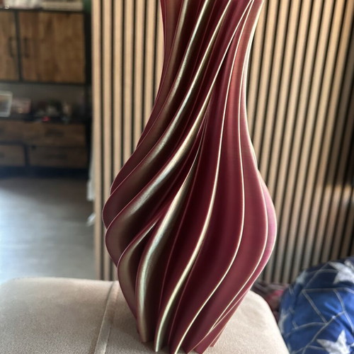 3D printed vase 25 cm tall, new