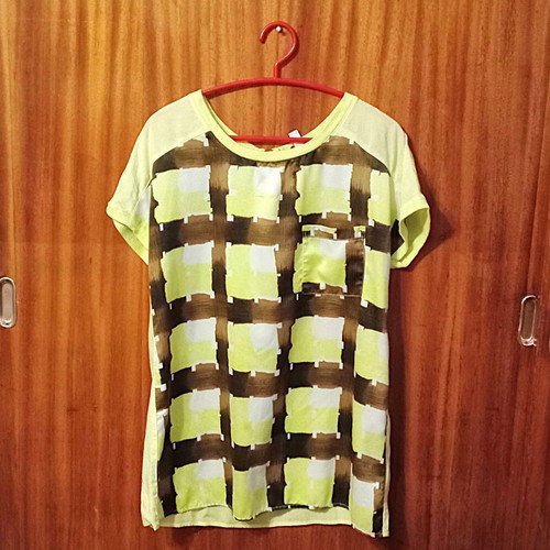 Esprit women's sleeveless top with checkered pattern