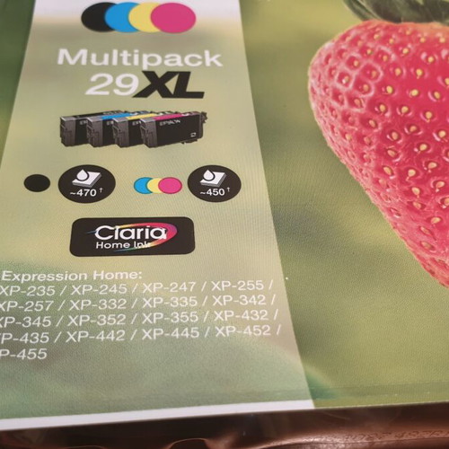 Epson 29XL Ink Set new, 4 colors plus extra yellow, magenta, blue