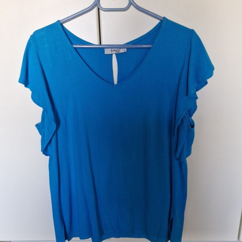Female Fashion Shirt like new, blue, size XL