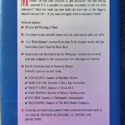 Books used, 3 on how to succeed at work in English