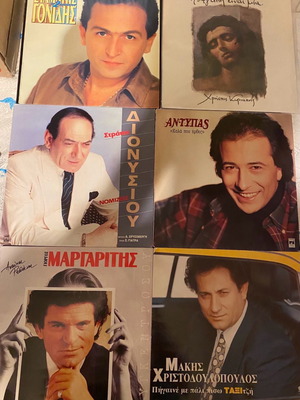 Vinyl records used, pack of 39 pieces