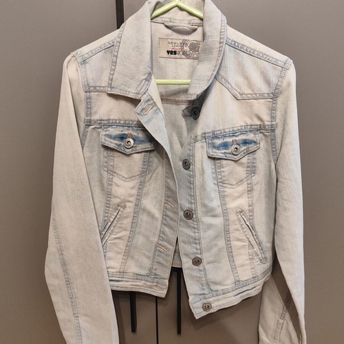 New Look denim jacket like new, size S, blue and turquoise