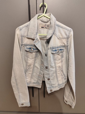 New Look denim jacket like new, size S, blue and turquoise