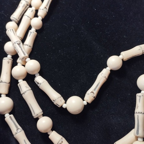 Beige necklace used