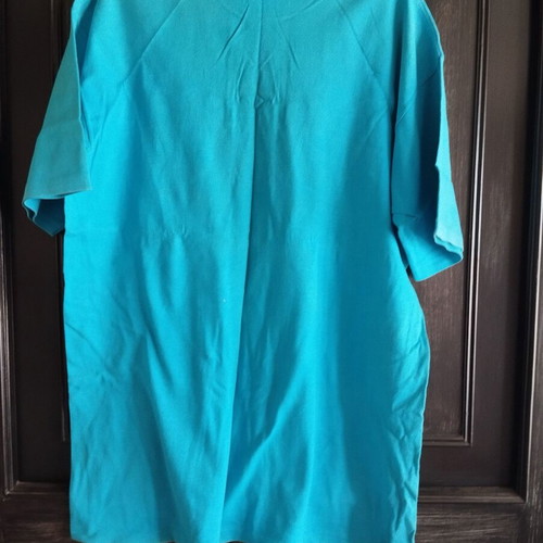 T-Shirt with Harley Davidson print unisex like new, turquoise, size L