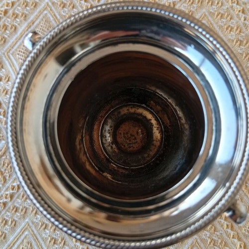 Tudor vase used, silver-plated, collectible miniature