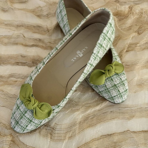 Haralas Vintage Ballerinas Like New, Tweed Design, Size 37.5