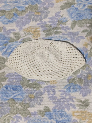 Arab hat new, knitted with beautiful patterns
