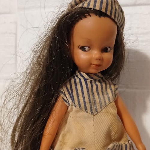 Koukla 20cm Korasidis doll used from 60s-70s