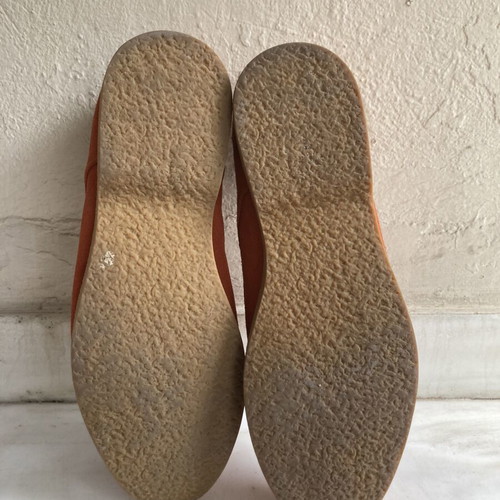 Villains SF Orange shoes used size 43.5 moccasins