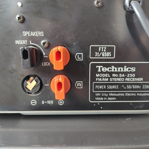 Technics 3-Component Vintage Stereo System SA-Z50 RS-D250