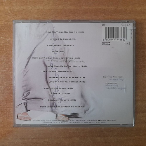Gloria Estefan Hold Me Thrill Me Kiss Me CD, pop