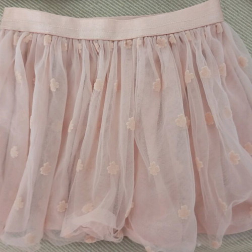 Children's skirt and blouse set used, pink shade