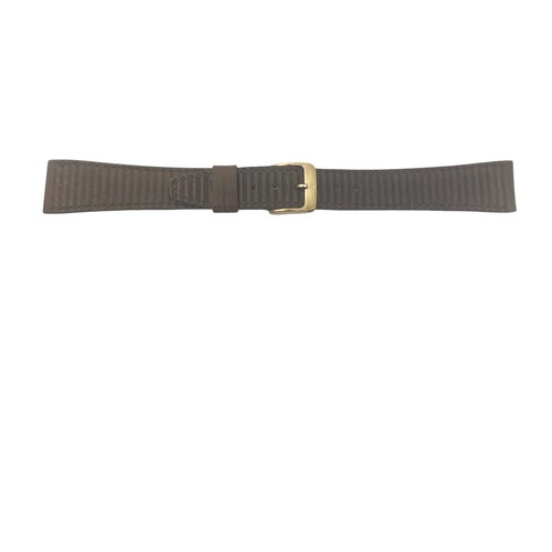 Longines leather watch strap new 18mm brown men's