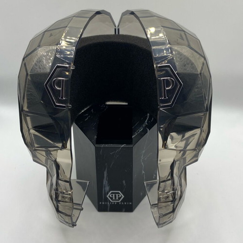 Philipp Plein Skeleton Automatic ρολόι σαν καινούργιο με πολύχρωμους κρυστάλλους